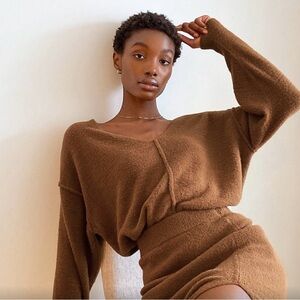 Wilfred Free Relaxed V-Neck Sweater Sz S